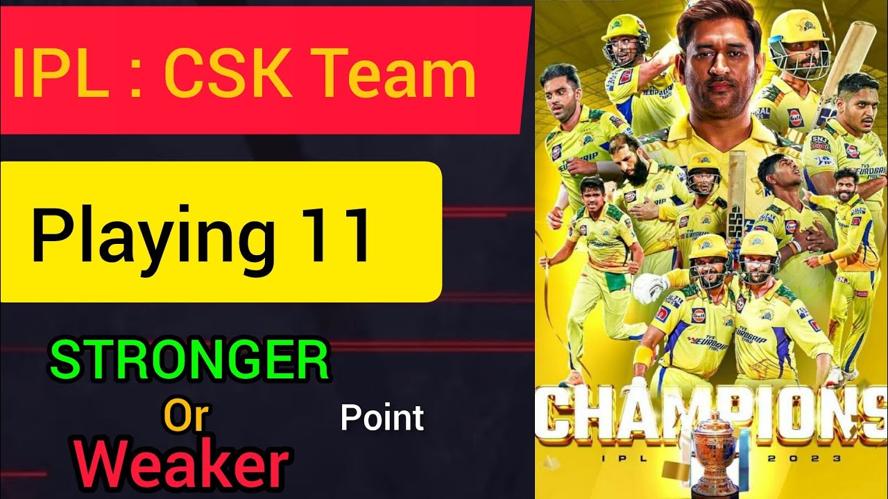 IPL 2025: CSK strength and weakness for match of 