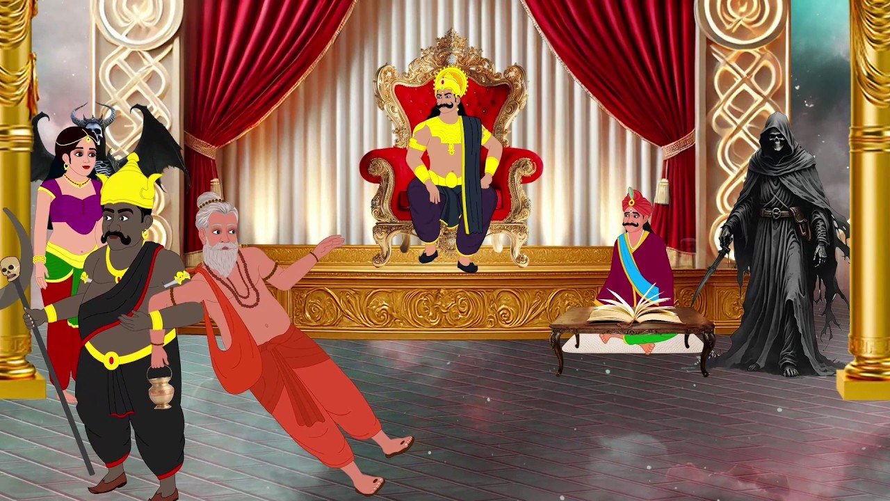 यमराज का न्याय और अनाथ लड़की की किस्मत | Life lesson story | hindi moral story | cartoon stories