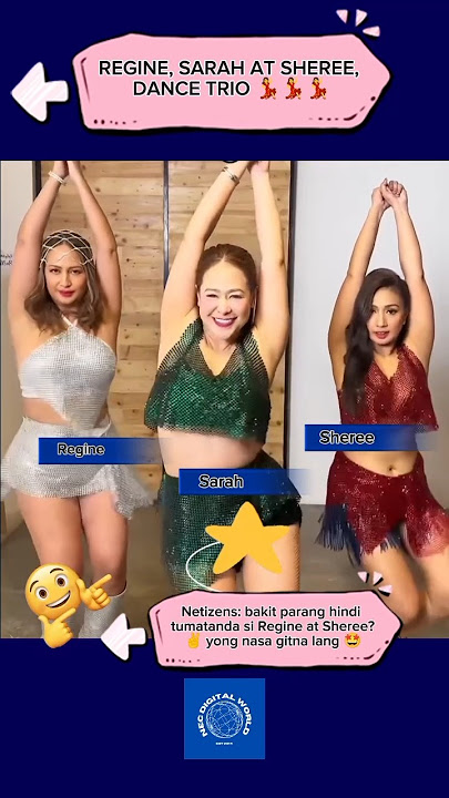 Regine, Sarah at Sheree dance trio 🤩 pataas pababa #shortsfeed #trending #shorts