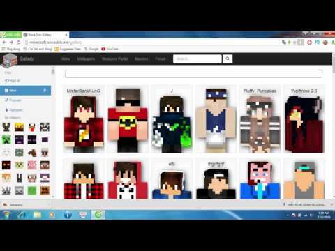 Video Hướng dẫn thay đổi Skin (Minecraft PC) - youtube