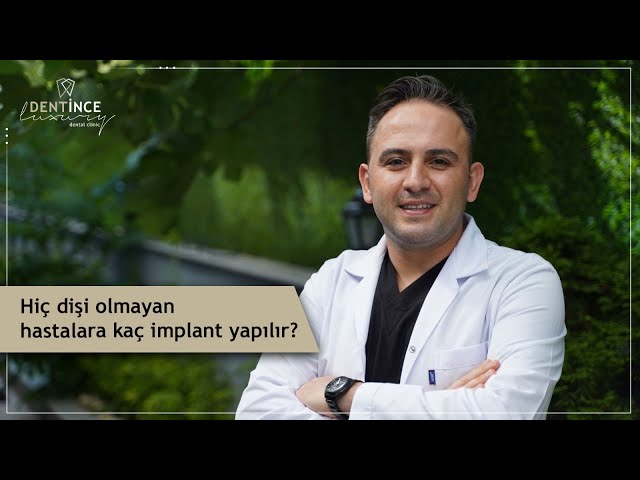 Hiç dişi olmayan hastalara kaç implant yapılır? #implant