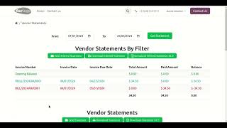 Vendor Account Statement - Vendor Portal Statement Odoo V17
