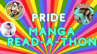 PRIDE MANGA READ A THON TBR! 🌈 #manga #challenge #PRIDEMANGAREADS