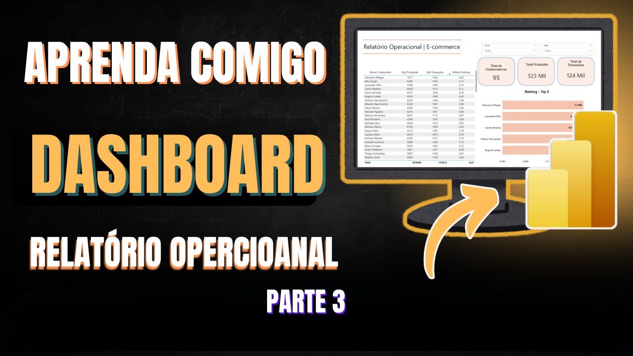 Apenda Comigo. Dahsboard (relatório Operacional) - Parte3