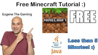 How To Get Free Minecraft Java Edition | Less Than 5 Minutes!
