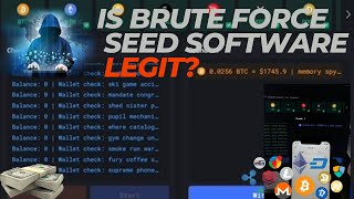 Is The BruteForce Seed  Legit? | Software To Find Lost Crypto Wallets & Find Lost Crypto Wallets App screenshot 3