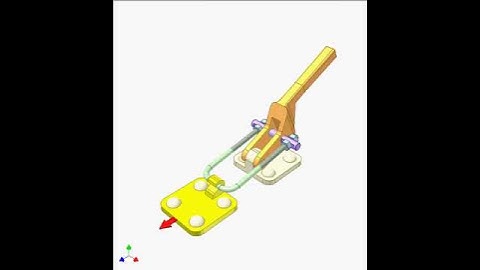 Design and concept of Toggle clamp 1a480p | Mechanism | Engineering Concepts