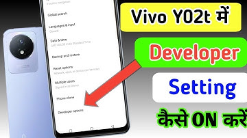Vivo y02t mein developer option kaise on kare/how to on developer option vivo y02t mobile