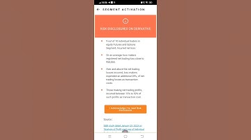 How to activate future and options in Mirae Asset Sharekhan