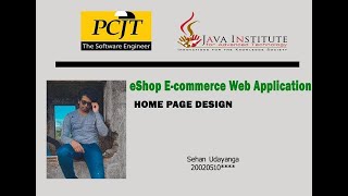 Web Project Task 06 | 1st Year | Semester 01 | Java Institute