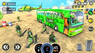 Army Bus Simulator Game - Us Army Transport bus Simulator Game 3D screenshot 4