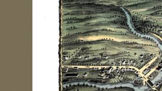 Paris Kentucky 1870 Panoramic Bird's Eye View Map 6643