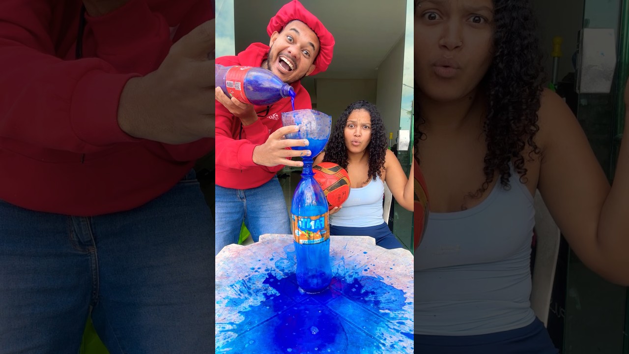 Como Colocar SUCO Na Garrafa #humor #comedy #memes #youtubeshorts  #family #shorts #funny