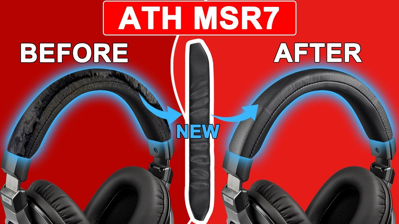 SOULWIT® | How to Replace Audio Technica ATH MSR7/MSR7NC/MSR7BK/MSR7GM Headband | Repair Parts Kit