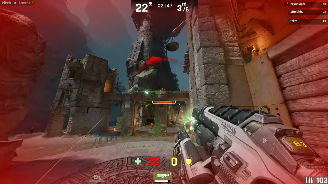 Unreal Tournament - DM-Underland - Pleeb'ing for mercy