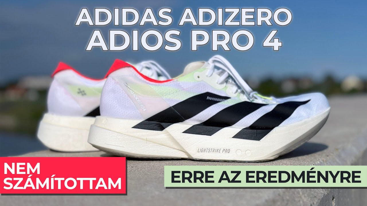 video Adidas Adizero Adios Pro 4 futócipő