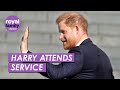 Prince Harry Arrives at Invictus Games Service at St Paul