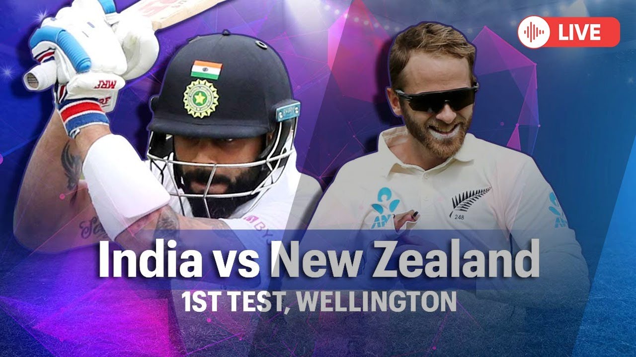 IND vs NZ 2020, 1st Test At Wellington :: Live Stream 🔴