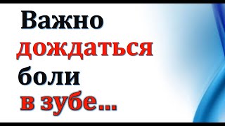 Важно дождаться боли в зубе. Заговор как снять зубную боль. Энергия слова