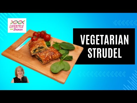 Vegetarian Strudel Recipe | Puff Pastry with a Delicious Vegatarian Filling | #sharon