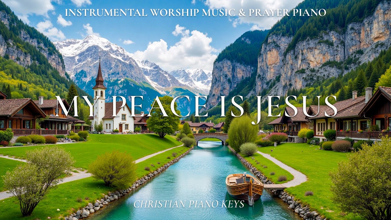 MY PEACE IS JESUS | Instrumental Worship & Prayer Music With Scriptures & Winter Scene