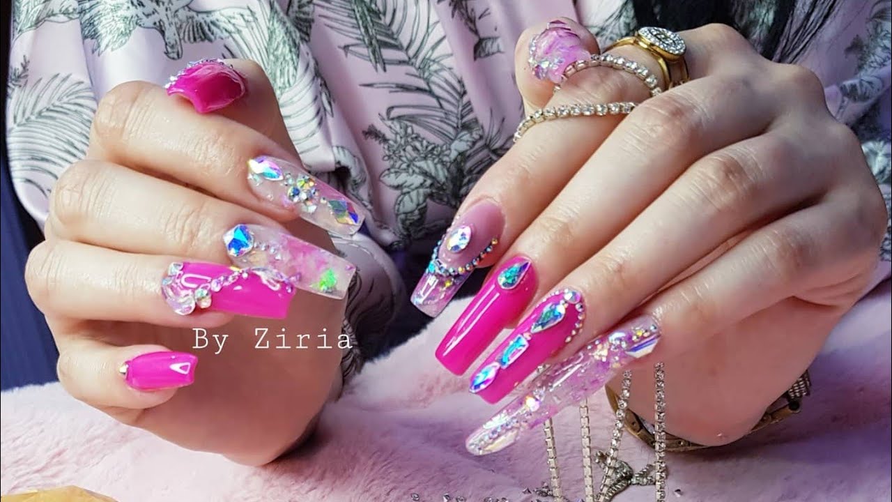 الدرس 28: كيفية لصق🤔 #الأحجار💎🥰 على #الجل 🤩أو على #الظفر_الاصطناعي