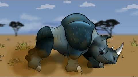 Rhino Run animation