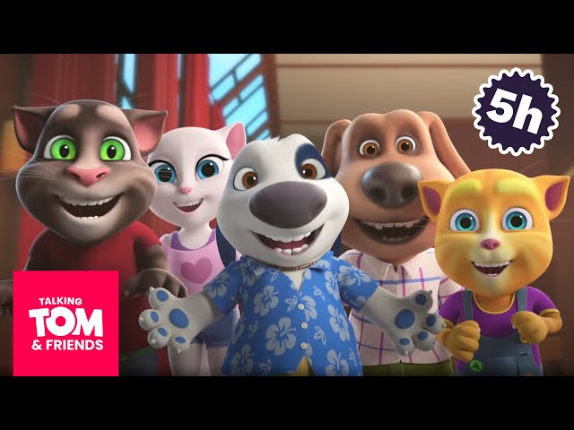 All Episodes of Season 3 🥳 MEGA 5 HOUR Marathon ⭐ Talking Tom & Friends Compilation class=