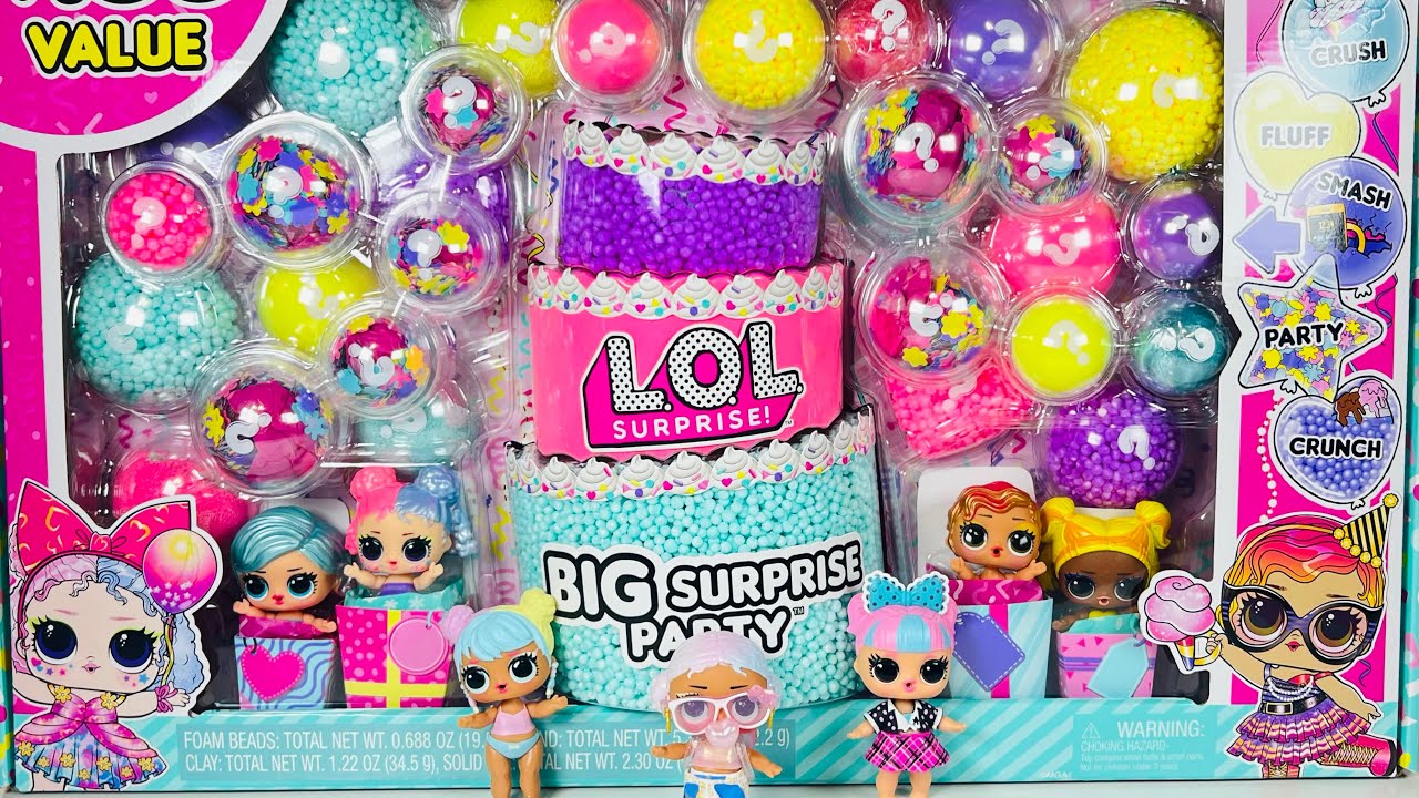 LOL DOLLS UNBOXING BIG SURPRISE PARTY UNBOXING 40+ UNBOXING SURPRISES!