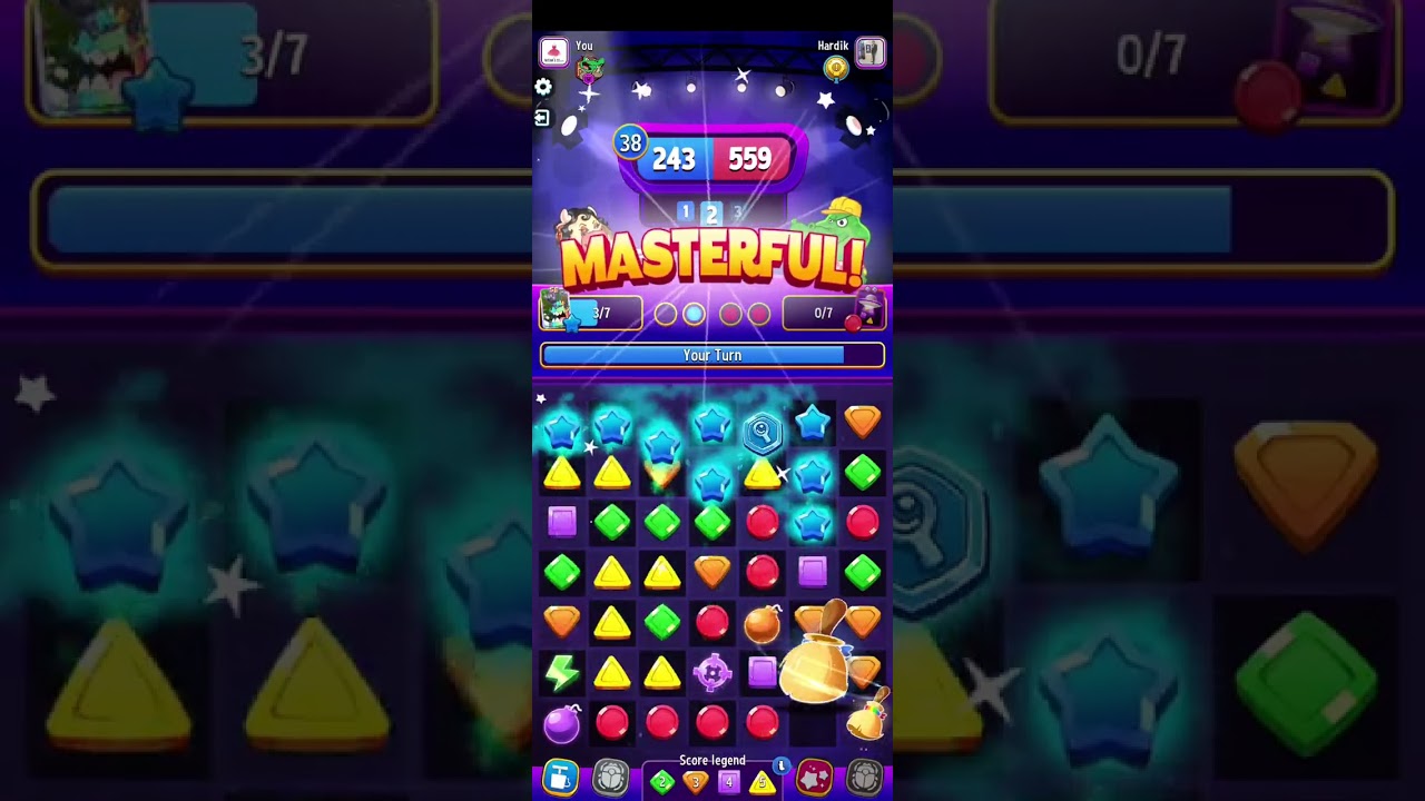 Square match square match are possible #matchmastersgameplay #games 