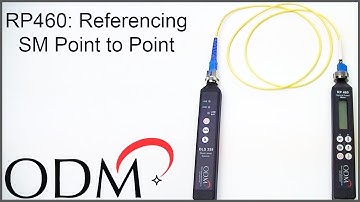 ODM RP460 Power Meter Referencing for Single Mode Point to Point Installations