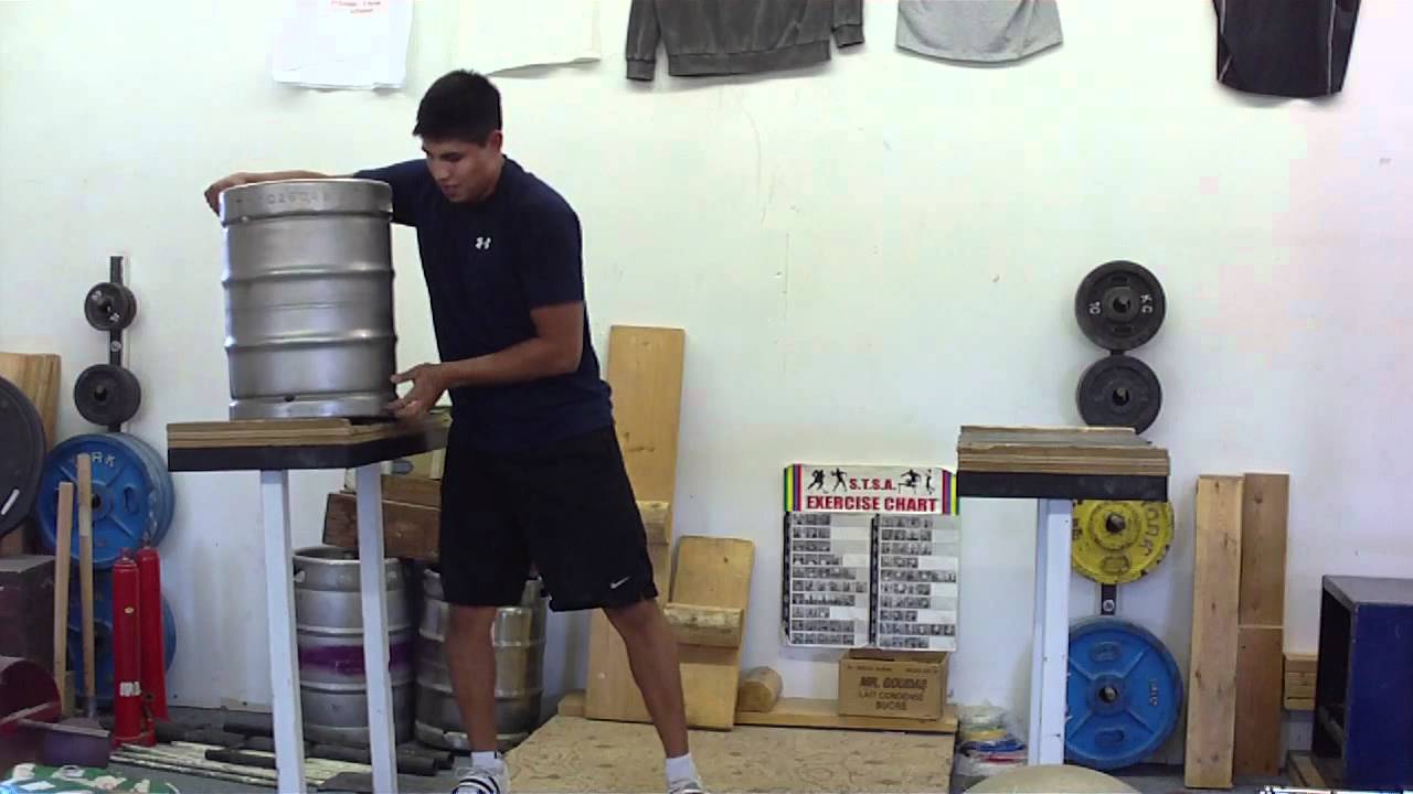 Keith does keg training at STSA YouTube