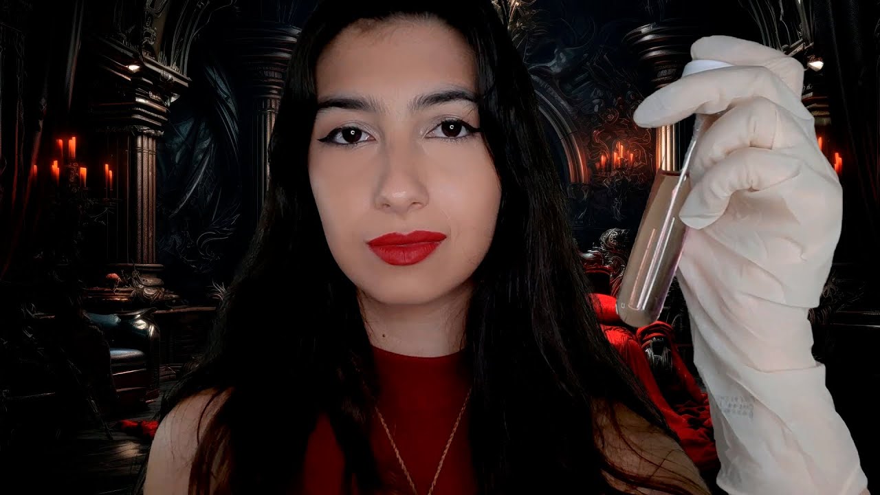 ASMR Vampira fazendo experimentos em você! 🧛‍♀️