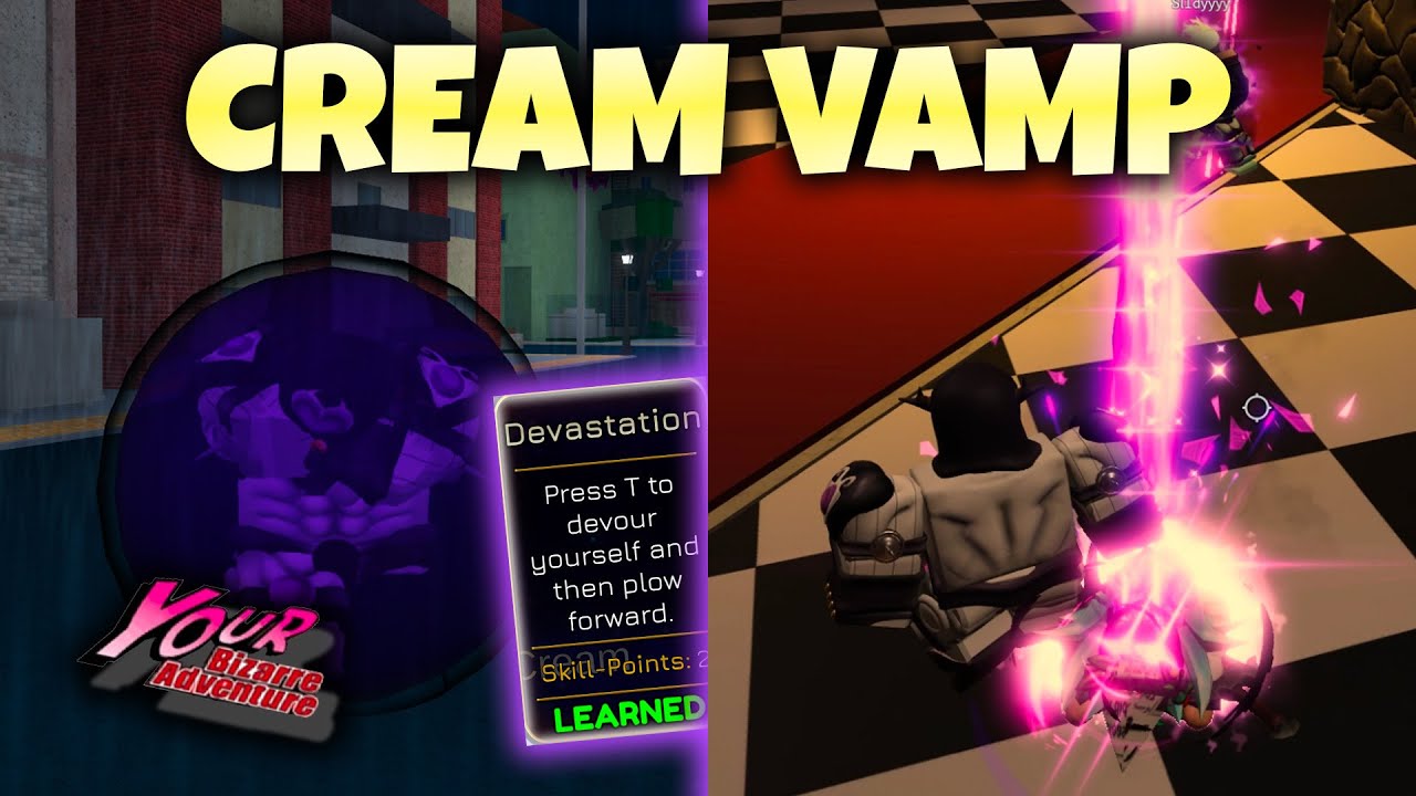 [YBA] NEW Cream with OP Vampire is THE NEW META... - YouTube