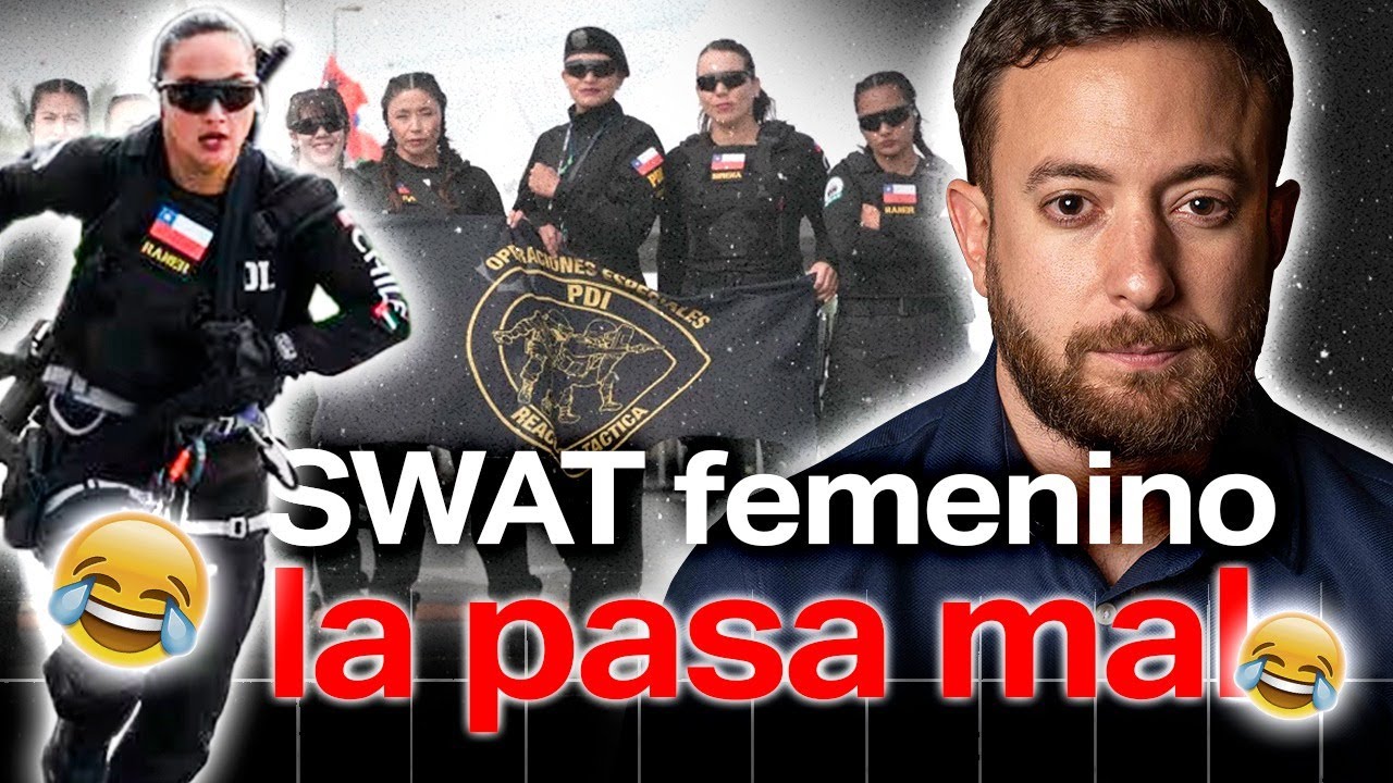 😂 Chile envía un equipo de Swat femenino a una competición de hombres y pasa esto