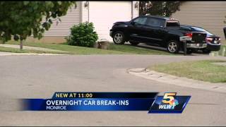 Police investigate rash of vehicle break-ins