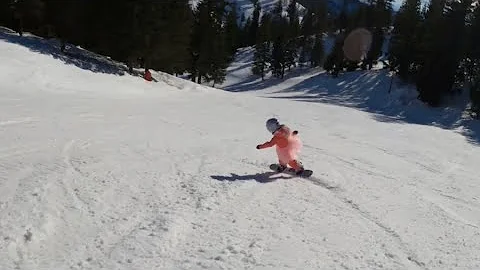 This full run is a proud parenting moment #snowboa...