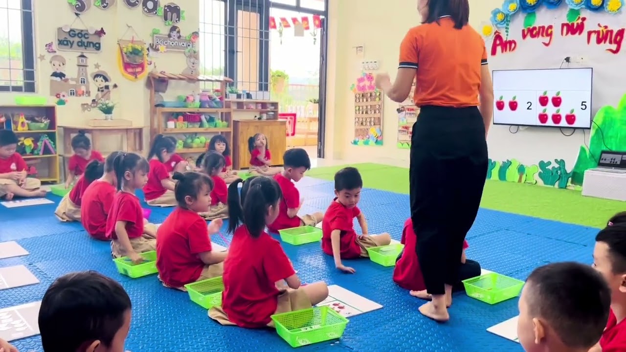 Toán tách gộp 7 đối tượng 