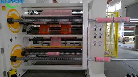 Dual Turret Slitter Rewinder (Unloading) - Keepon Machinery
