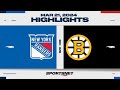 NHL Highlights Rangers Vs Bruins March 21 2024