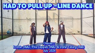 Download lagu HAD TO PULL UP LINE DANCE | Chor :KRISTIN (INA) ,PITA LOPPIES (INA) & IRENE TOBING (INA) - JULY 2024