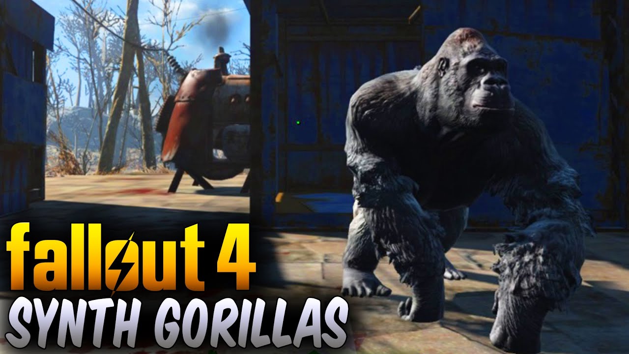 Fallout 4 Wasteland Workshop Secrets - How To Get Synth Gorilla Cages & Tamed Gorillas (DLC ...