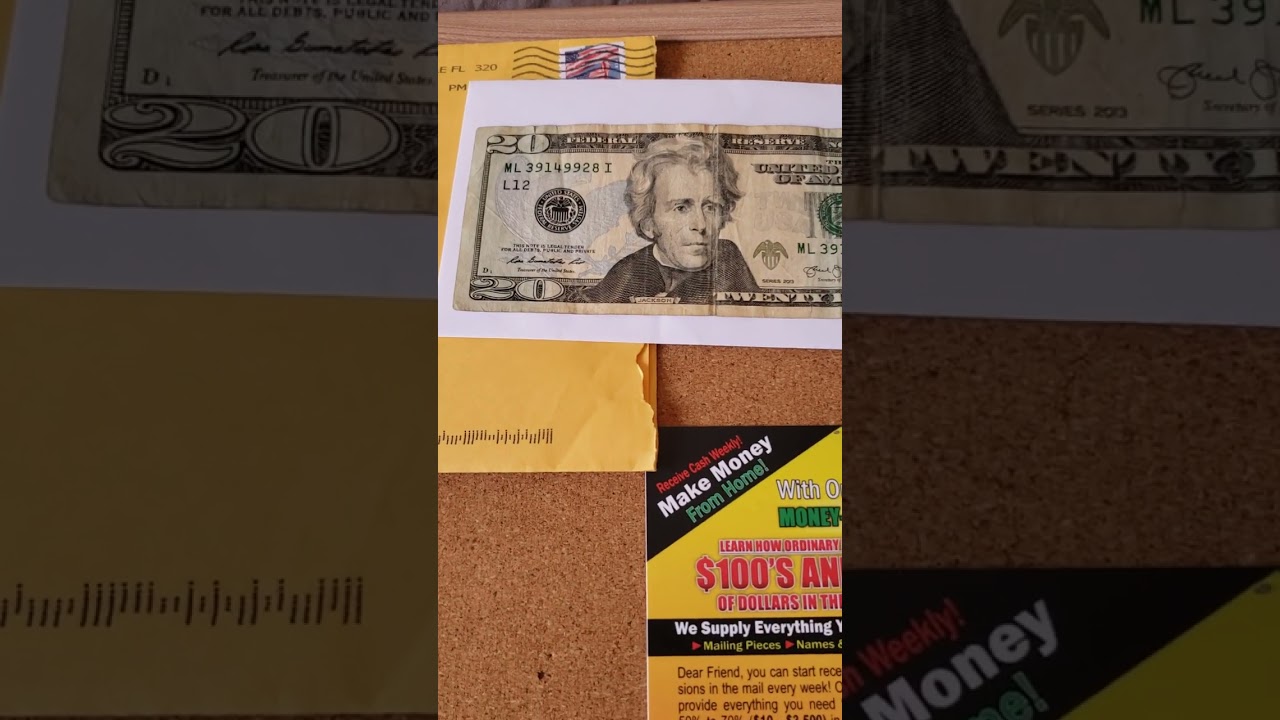 Congrats Direct Mail Money Proof of Payments Only $20 To Join Membership Pays Weekly in Cash