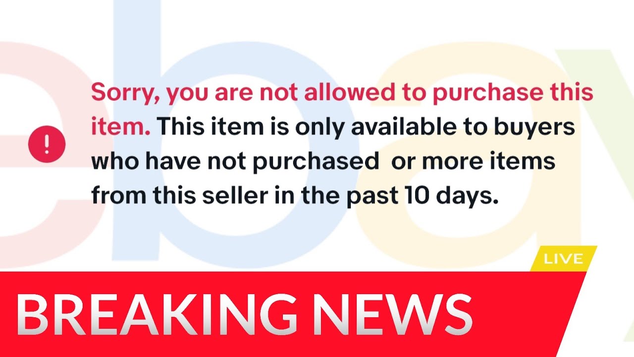 Breaking Evidence Shows Potential Buyers Unable to Send Offers on eBay