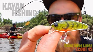 KAYAK Fishing With Razor Edge Lures Scout 45