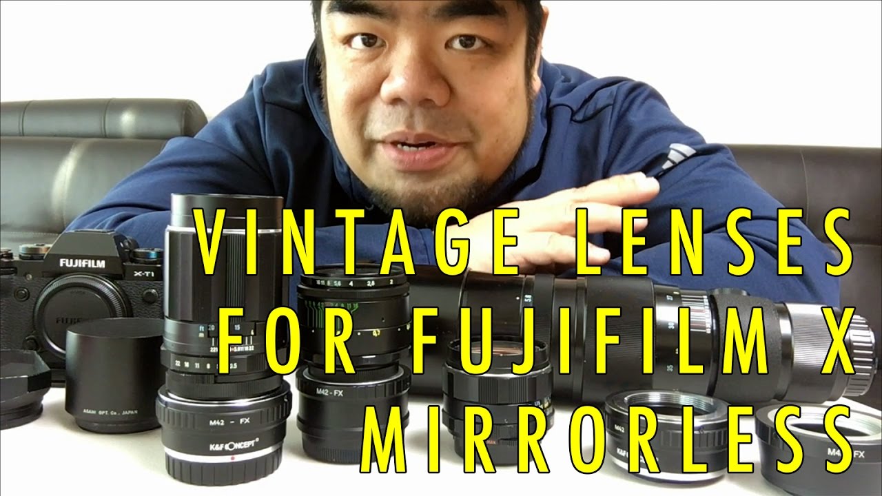 Cheap Vintage M42 Manual Lenses for Fuji X Mirrorless Cameras YouTube