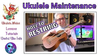How To Restring A Bass Ukulele or Kala U-Bass