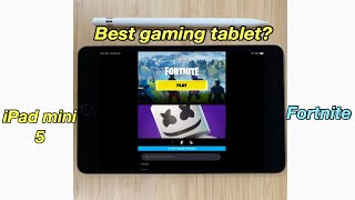Testing fortnite chapter 2 on ipad mini 5