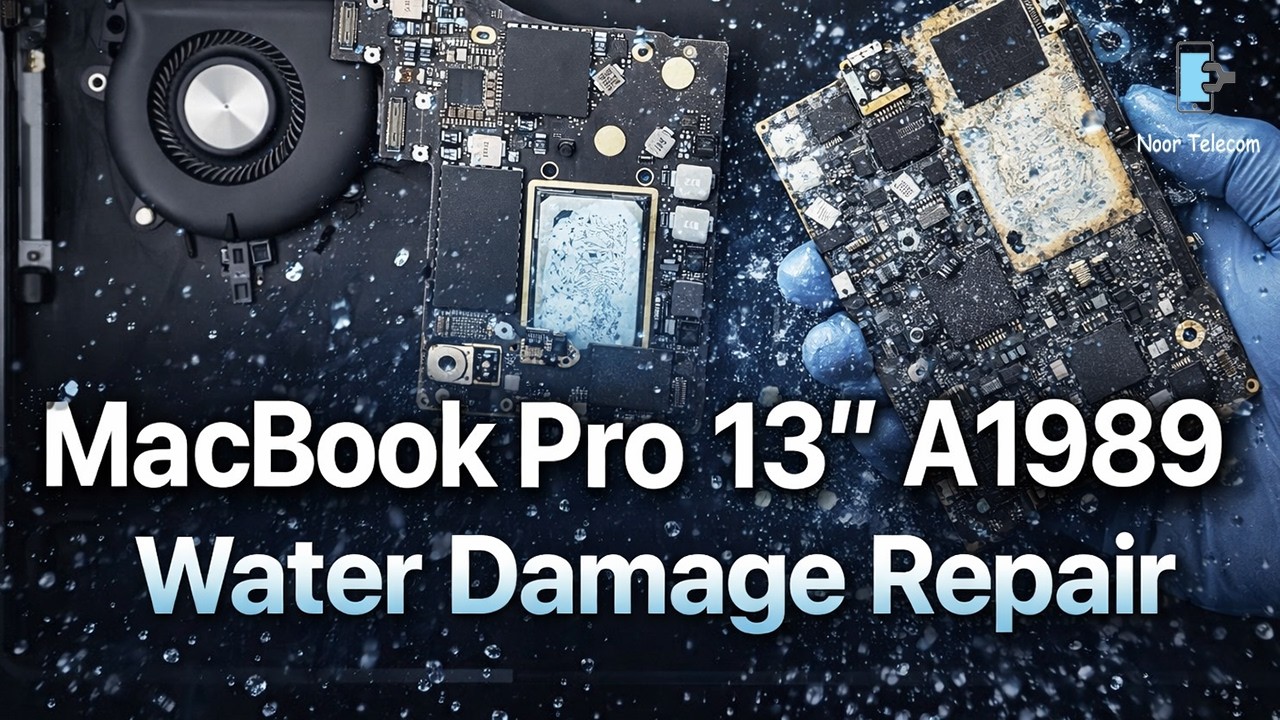How to MacBook Pro 13" Water Damage Repair | A1989 Water Damage ...