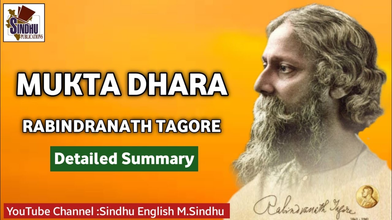 Mukta Dhara by Rabindranath Tagore PG TRB English @SindhuEnglishMSindhu